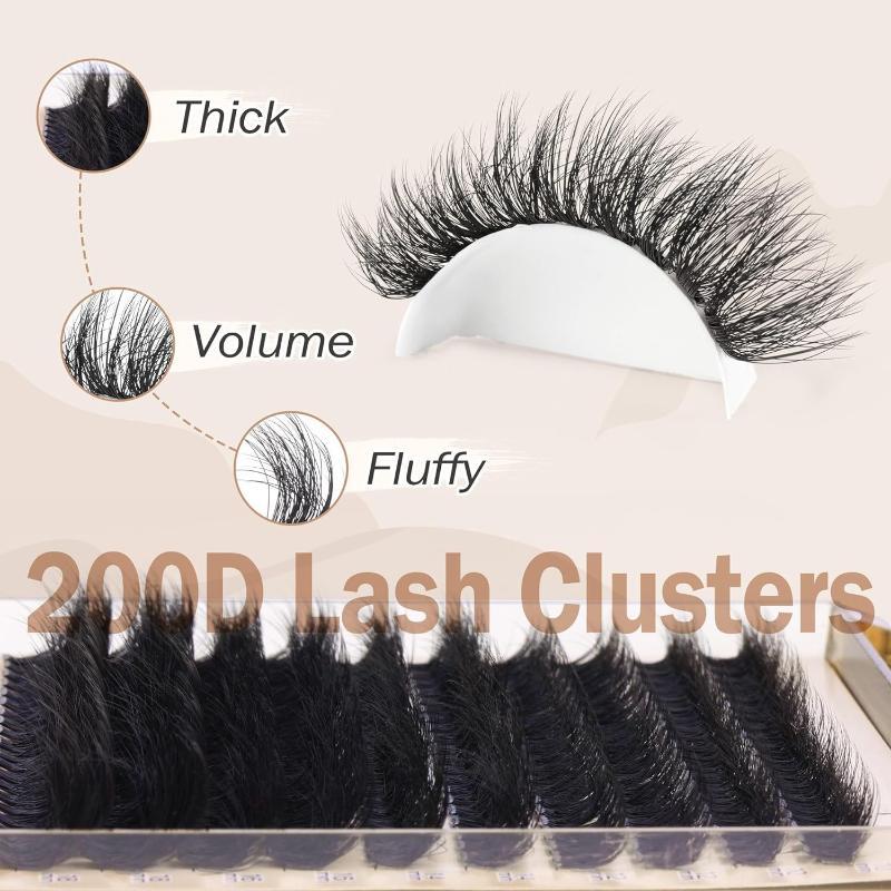 Eyelash Extensions - Новые пушистые объемные пучки ресниц для