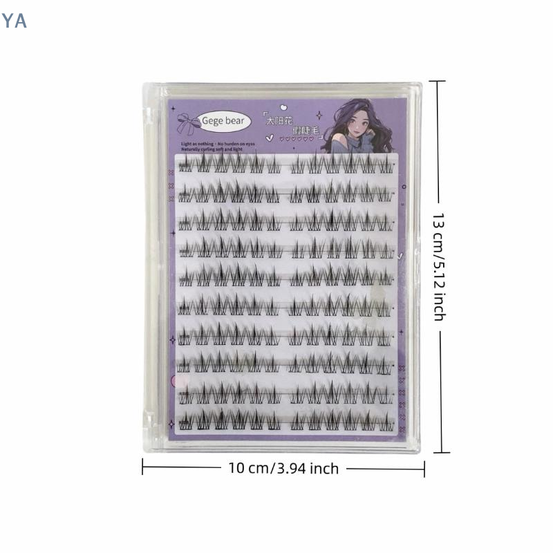 Eyelash Extensions - 【SA】【SA】Накладные ресницы без клея, дизайн «Солнце»,