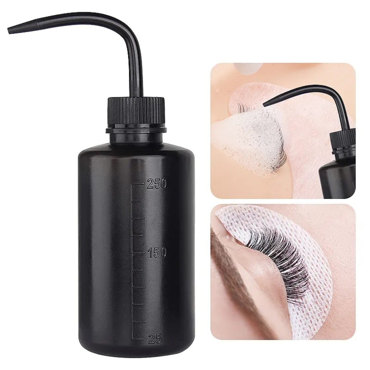 Eyelash Extension Wash Kit - 1 шт., 250 мл, бутылочка для