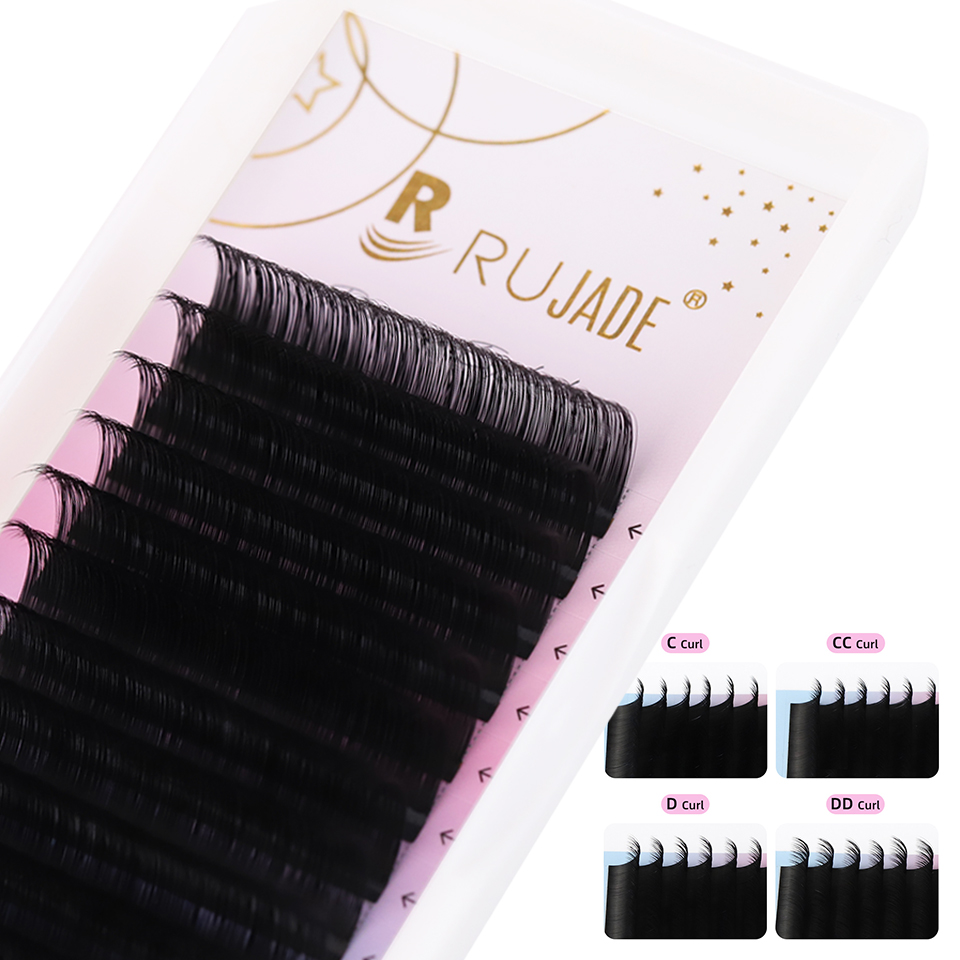 Eyelash Extension Korea Natural - Накладные ресницы RUJADE Russian Volume C