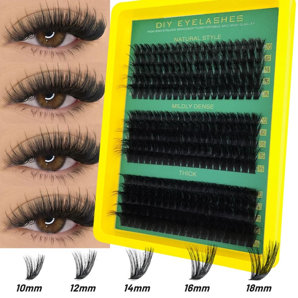Eyelash Extension Wispy Look - Набор для самостоятельного наращивания ресниц: натуральный