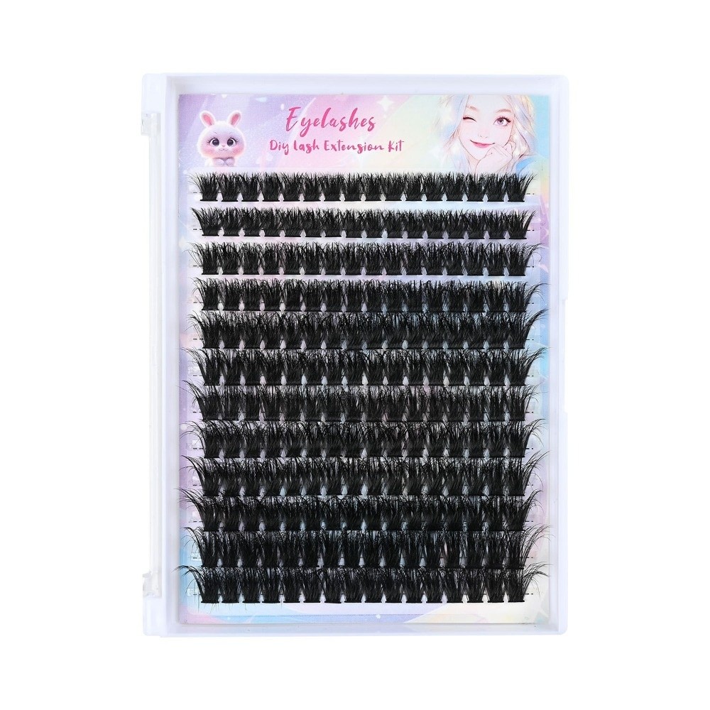 Eyelash Extension Wispy Look - Набор для самостоятельного наращивания ресниц: натуральные