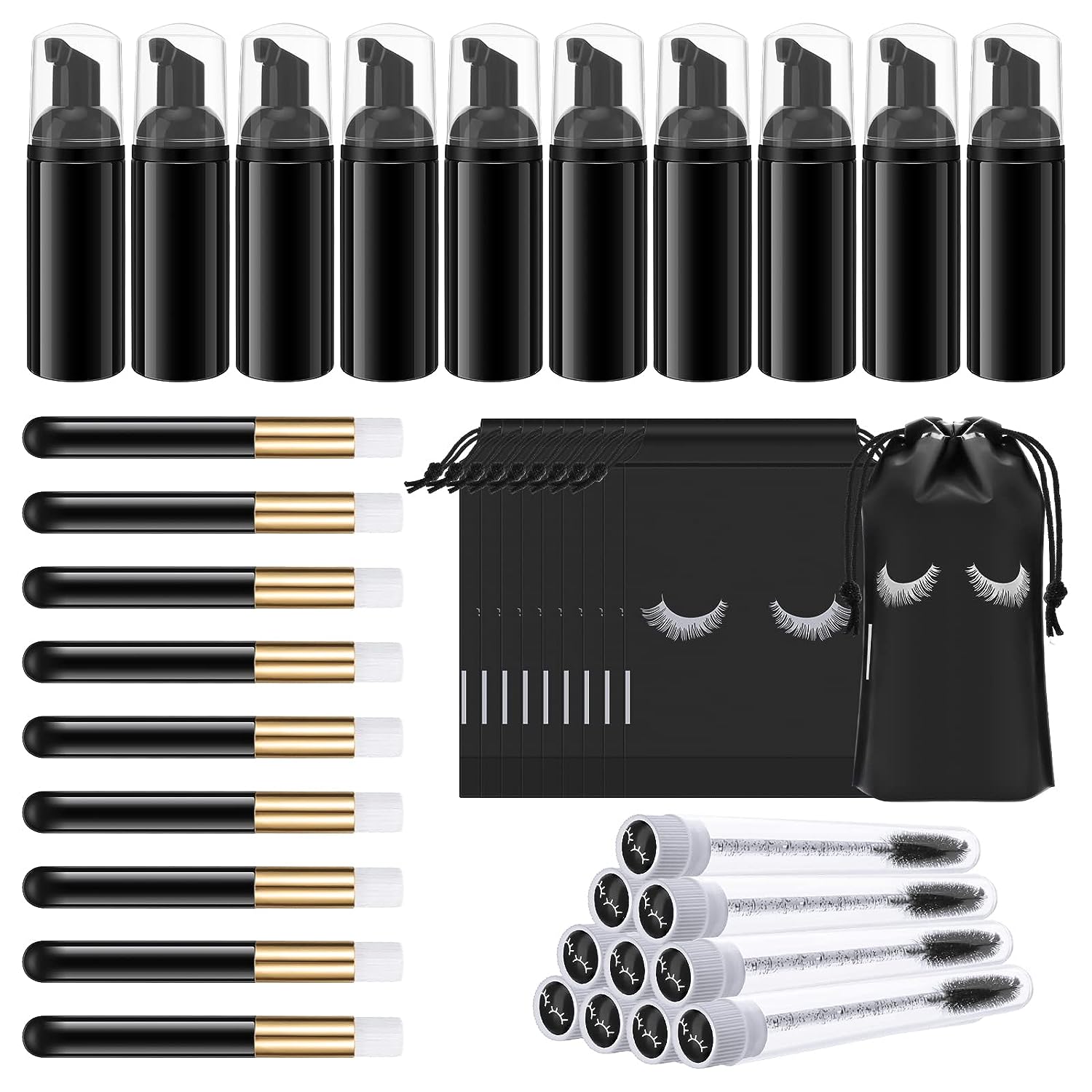 Eyelash Extension Wash Kit - Набор для чистки ресниц, шампунь для