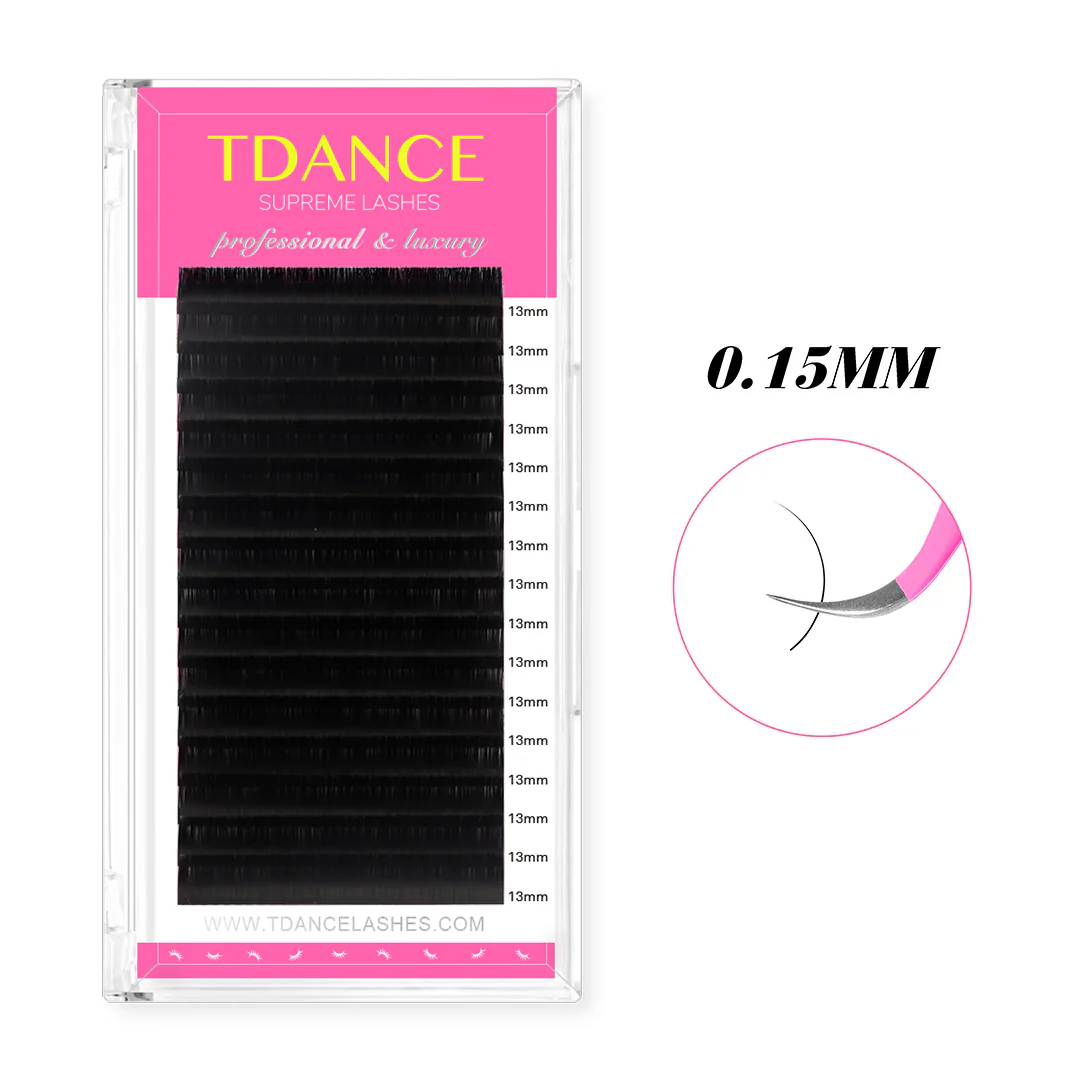 Eyelash Extension Korea Natural - TDANCE 16Rows Classic Lashes: Классические индивидуальные