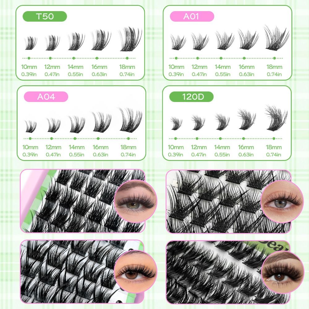 Накладные ресницы Natural Look – обзор и цена Eyelash Extension Wispy Look
