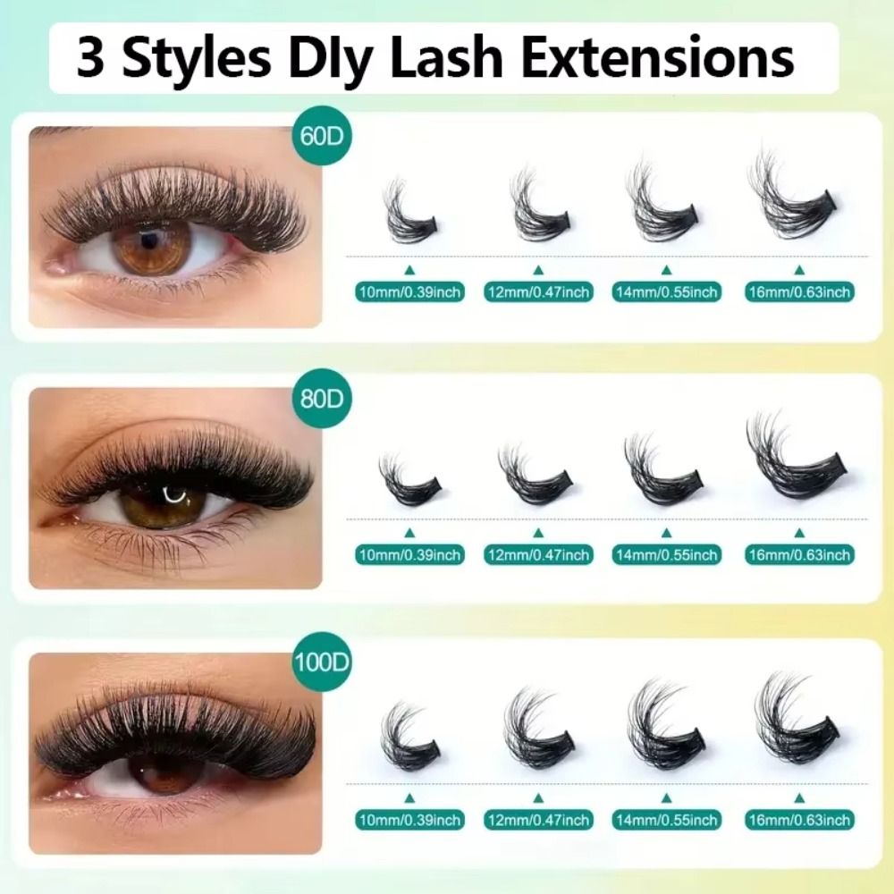 Набор для самостоятельного нар – обзор и цена Eyelash Extension Wispy Look