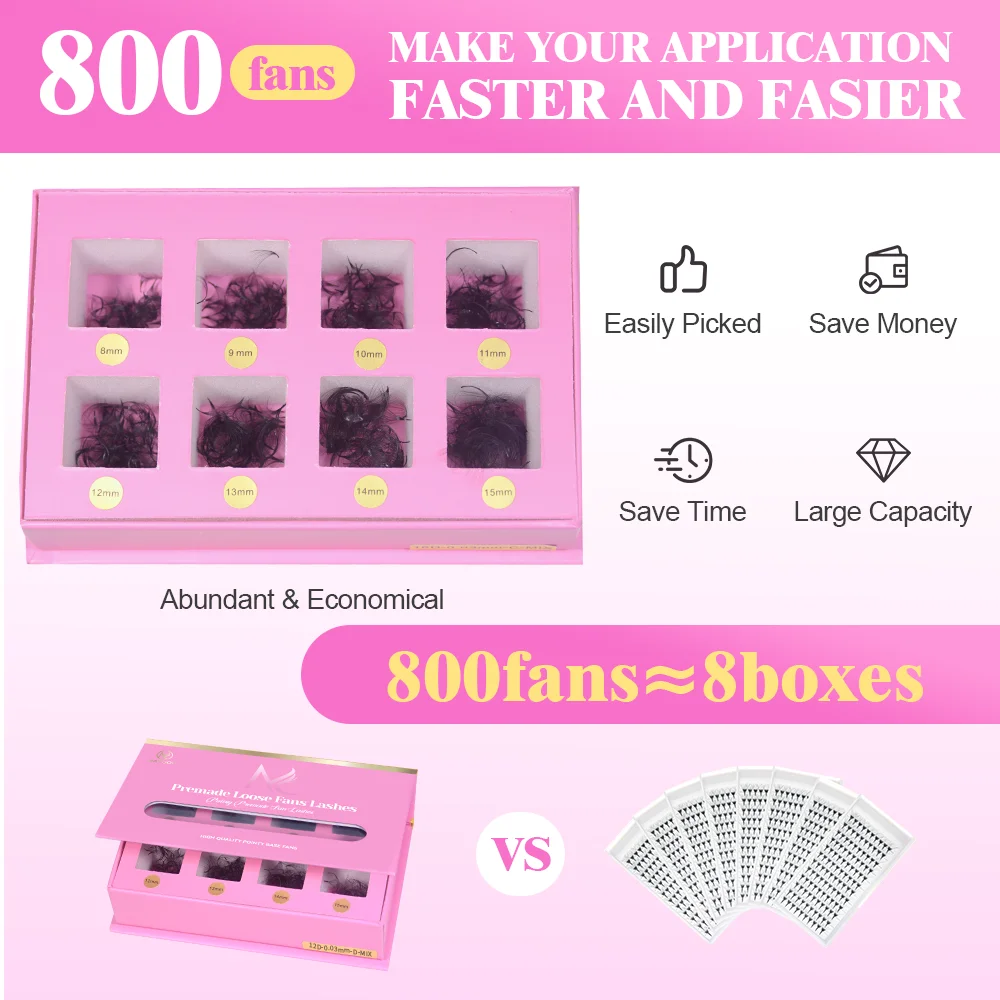 Накладные ресницы MAYOOC 800Fa – обзор и цена Eyelash Extension Logo