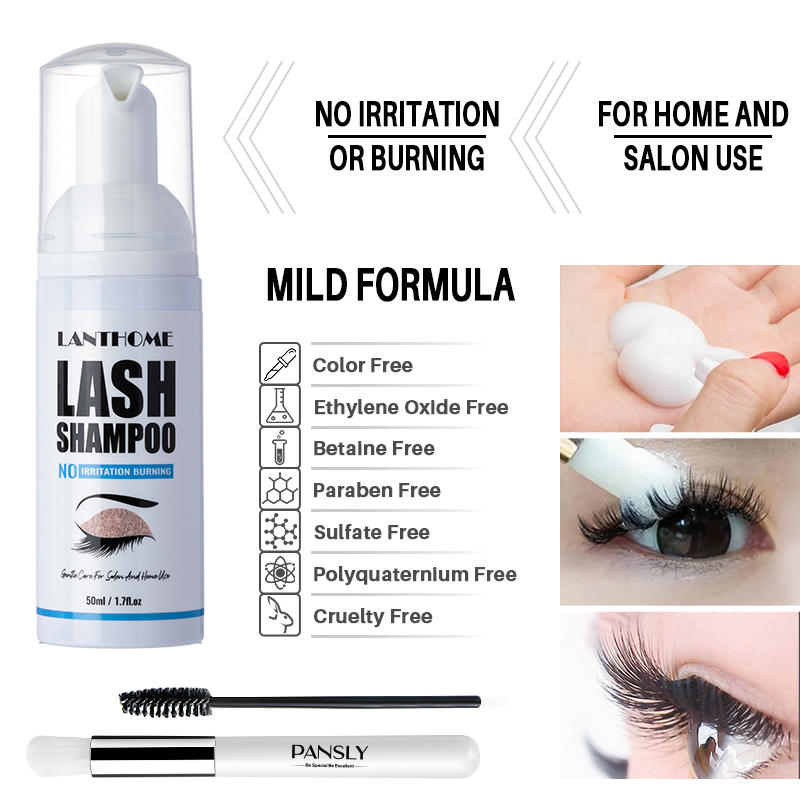 50 мл Lanthome Pro шампунь для – обзор и цена Eyelash Extension Wash Kit