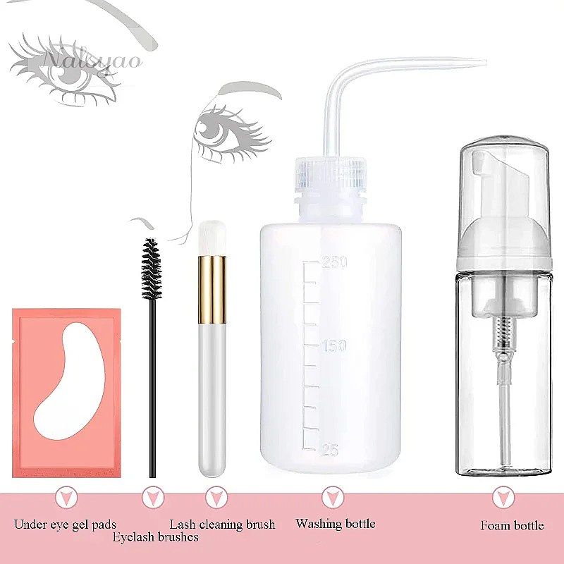Набор для чистки наращенных ре – обзор и цена Eyelash Extension Wash Kit