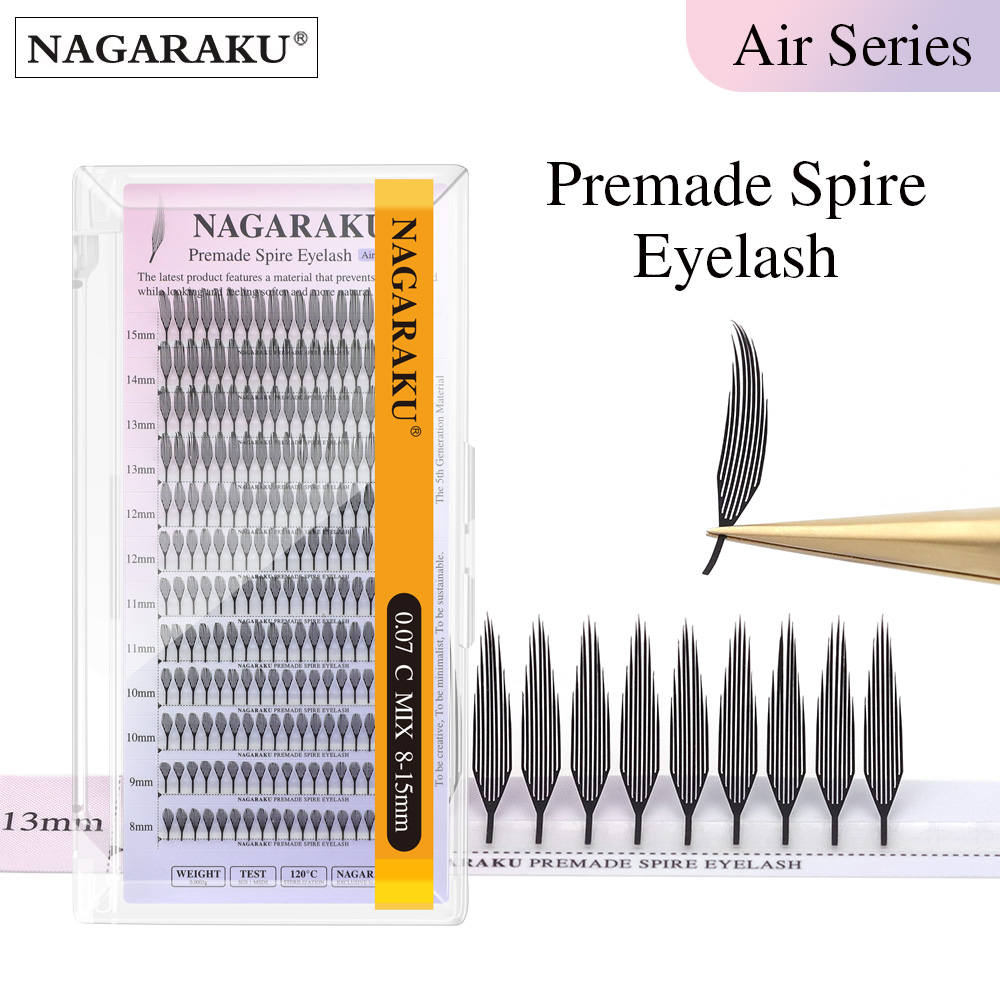NAGARAKU готовые шипованные ре – обзор и цена Eyelash Extension Anime