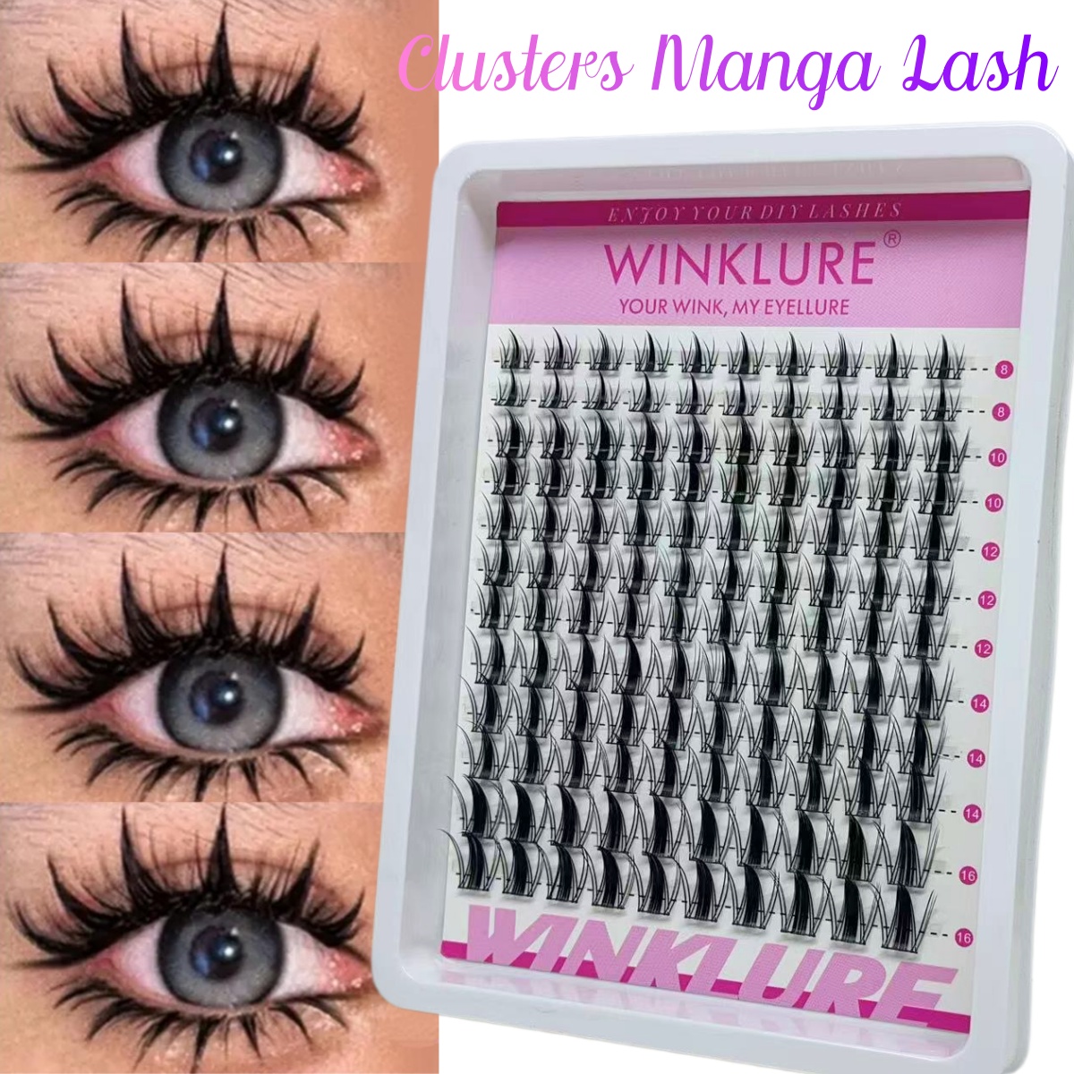 Набор накладных ресниц WINKLUR – обзор и цена Eyelash Extension Anime