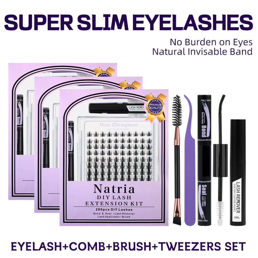 Накладные ресницы длиной 8-18  – обзор и цена Eyelash Extension Wispy Look