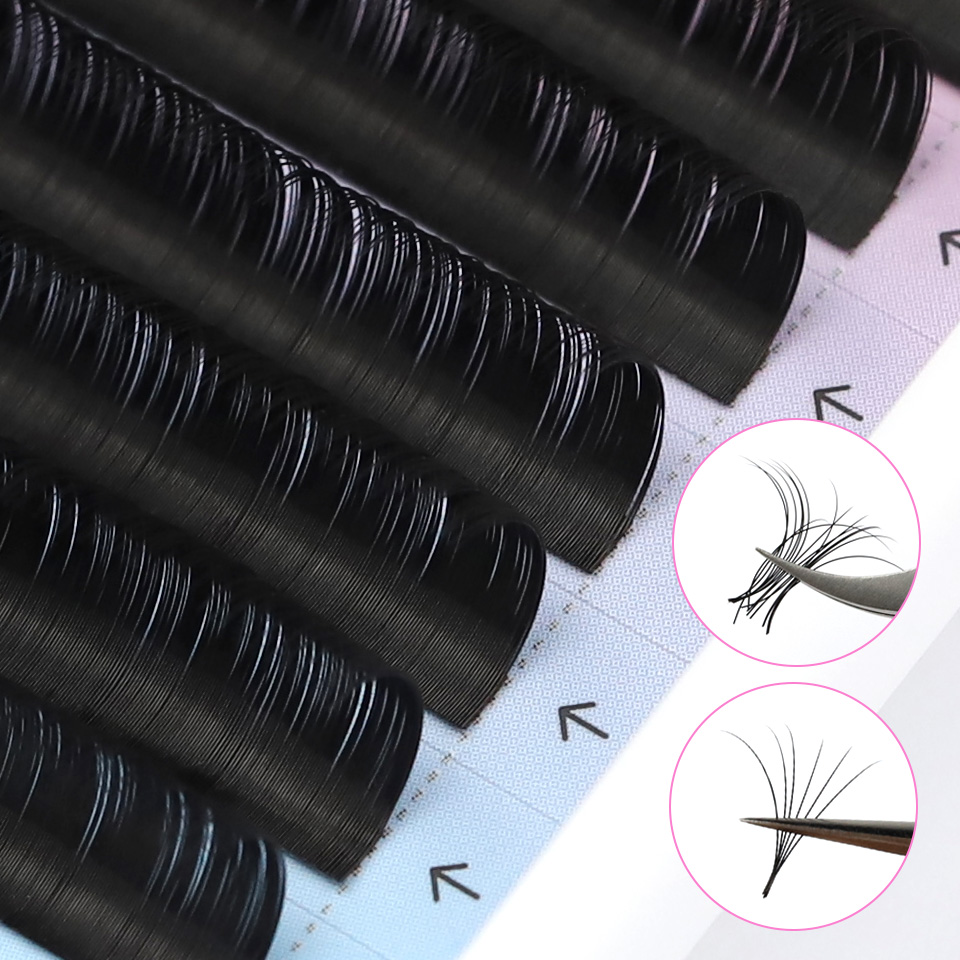 RUJADE 10 лотков/лот, оптовая  – обзор и цена Eyelash Extension Korea Natural