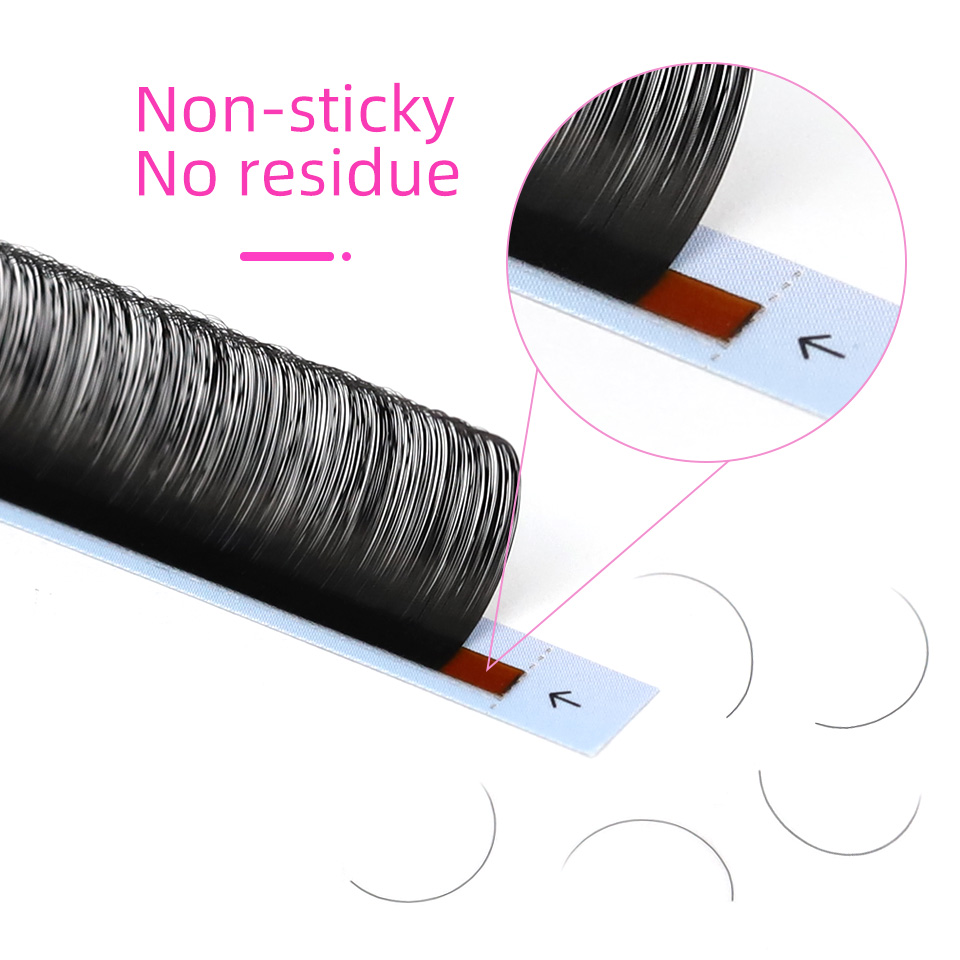 RUJADE 10 лотков/лот, оптовая  – обзор и цена Eyelash Extension Korea Natural