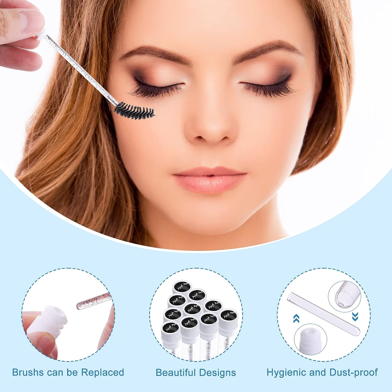 Набор для чистки ресниц, шампу – обзор и цена Eyelash Extension Wash Kit