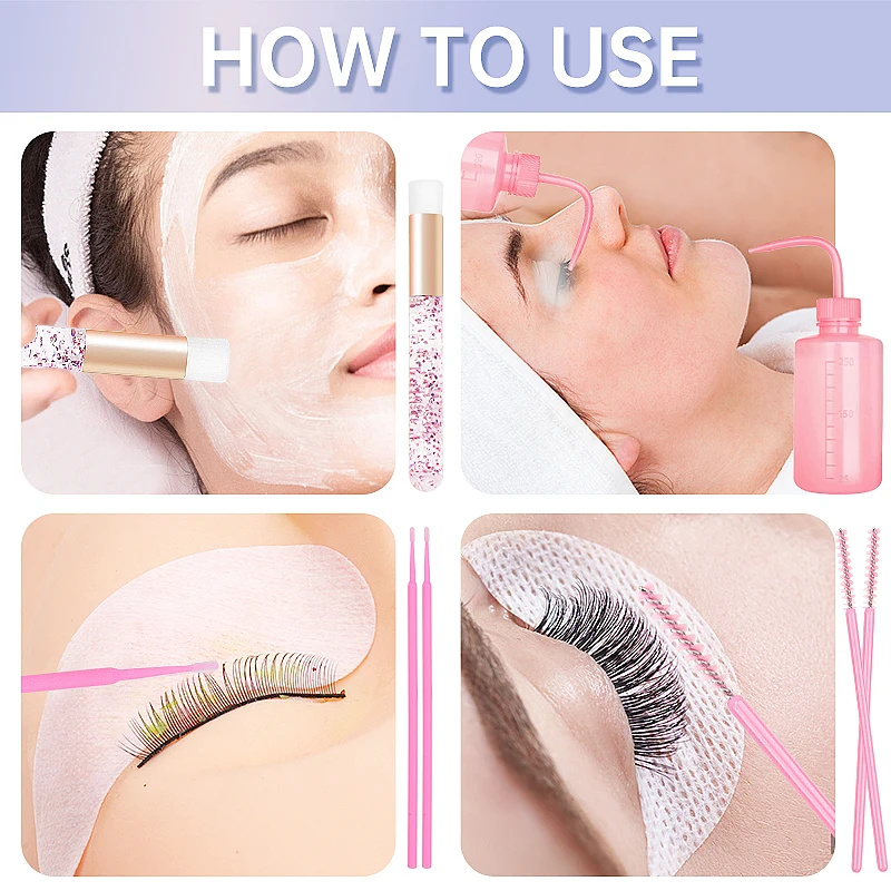 153 шт./компл., набор принадле – обзор и цена Eyelash Extension Wash Kit