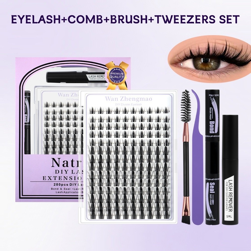 Накладные ресницы 8-18 мм для  – обзор и цена Eyelash Extension Wispy Look