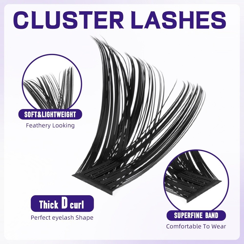 Накладные ресницы 8-18 мм для  – обзор и цена Eyelash Extension Wispy Look