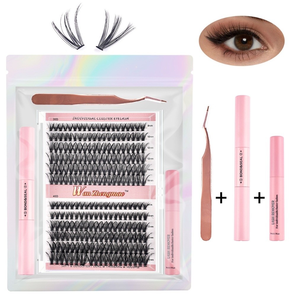 Накладные ресницы 8-16 мм для  – обзор и цена Eyelash Extension Wispy Look