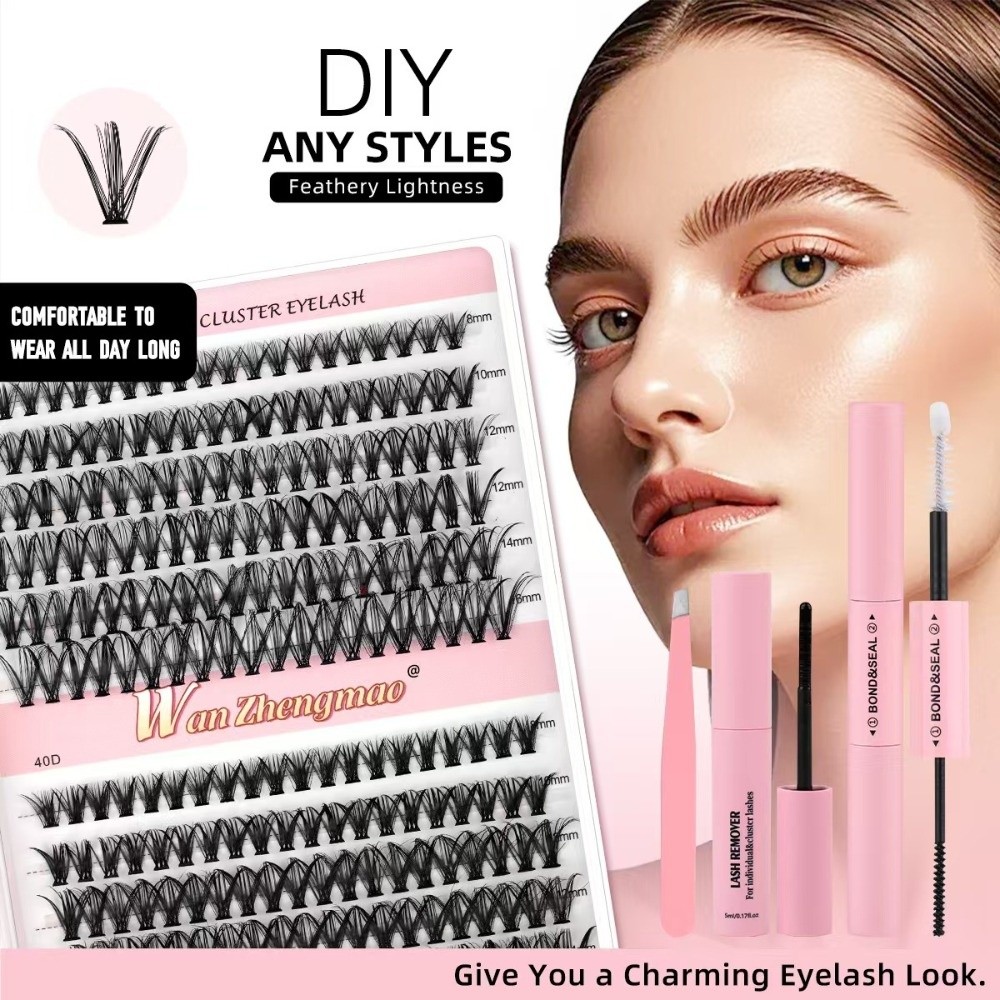 Накладные ресницы 8-16 мм для  – обзор и цена Eyelash Extension Wispy Look
