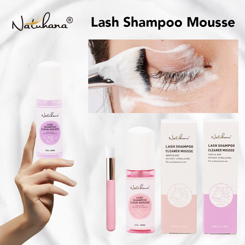Natuhana 60 мл шампунь для нар – обзор и цена Eyelash Extension Wash Kit