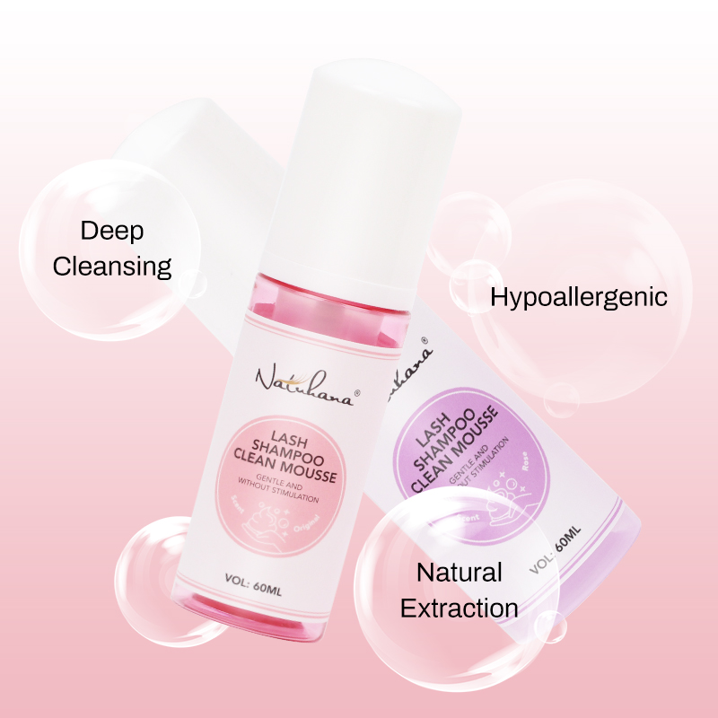Natuhana 60 мл шампунь для нар – обзор и цена Eyelash Extension Wash Kit