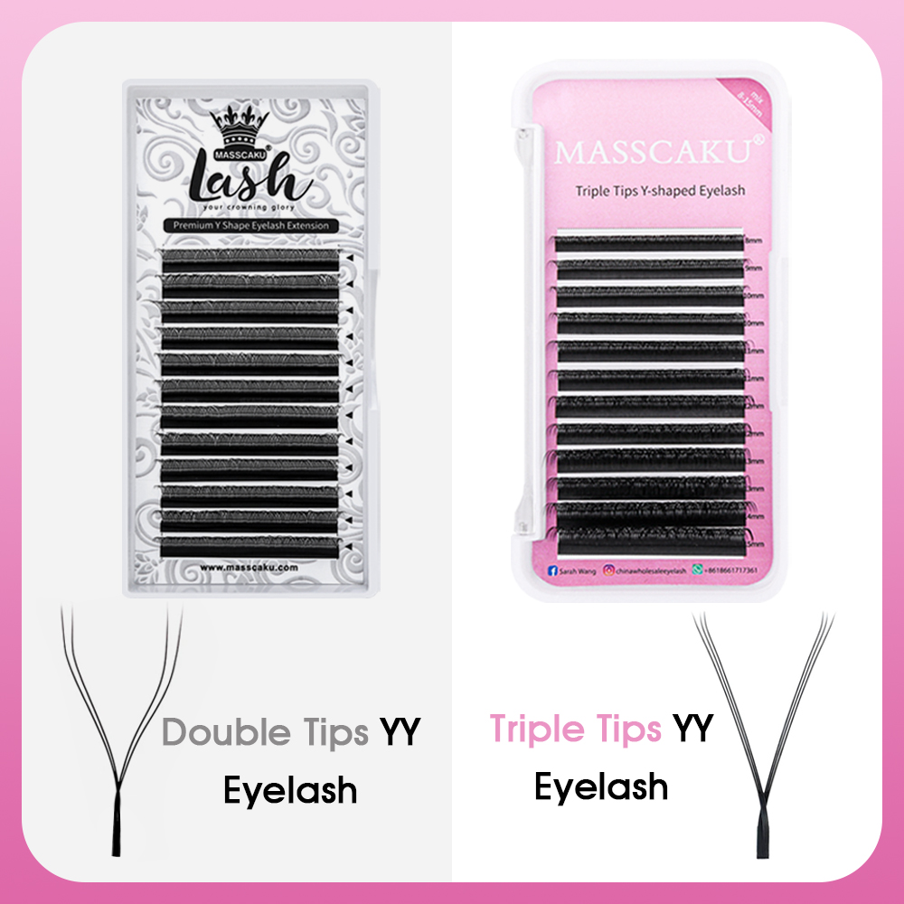 MASSCAKU 0,05 мм 0,07 мм C CC  – обзор и цена Eyelash Extension Korea Natural