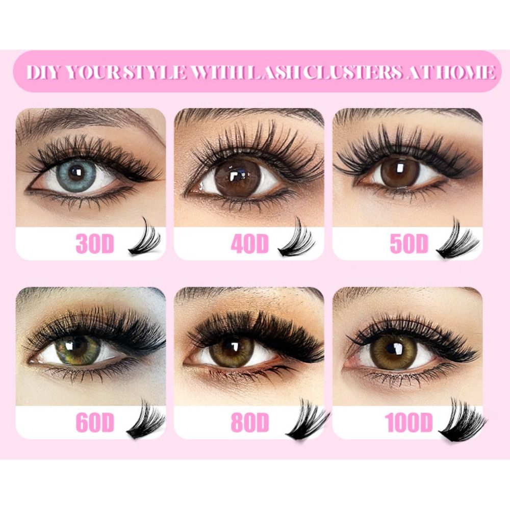 Накладные ресницы 9-16 мм, 3D  – обзор и цена Eyelash Extension Wispy Look