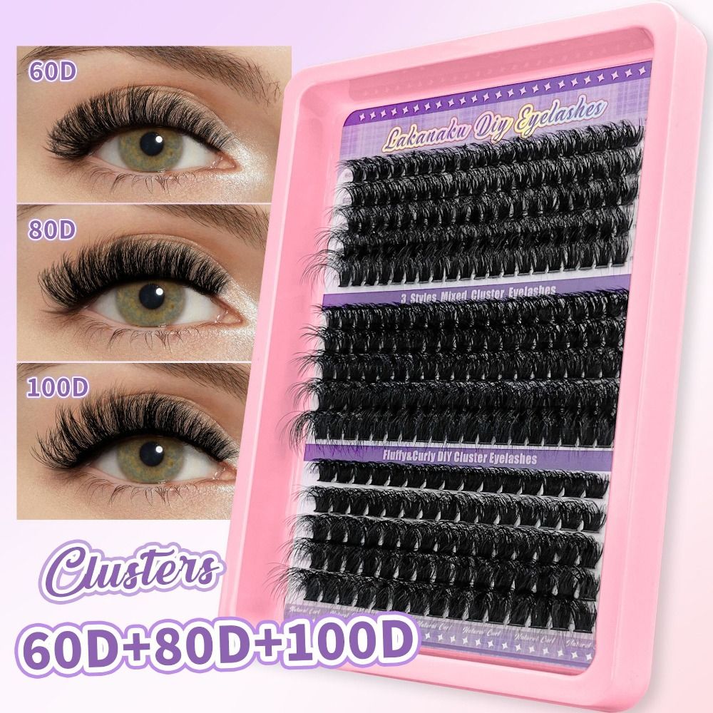 Накладные ресницы 9-16 мм, 3D  – обзор и цена Eyelash Extension Wispy Look