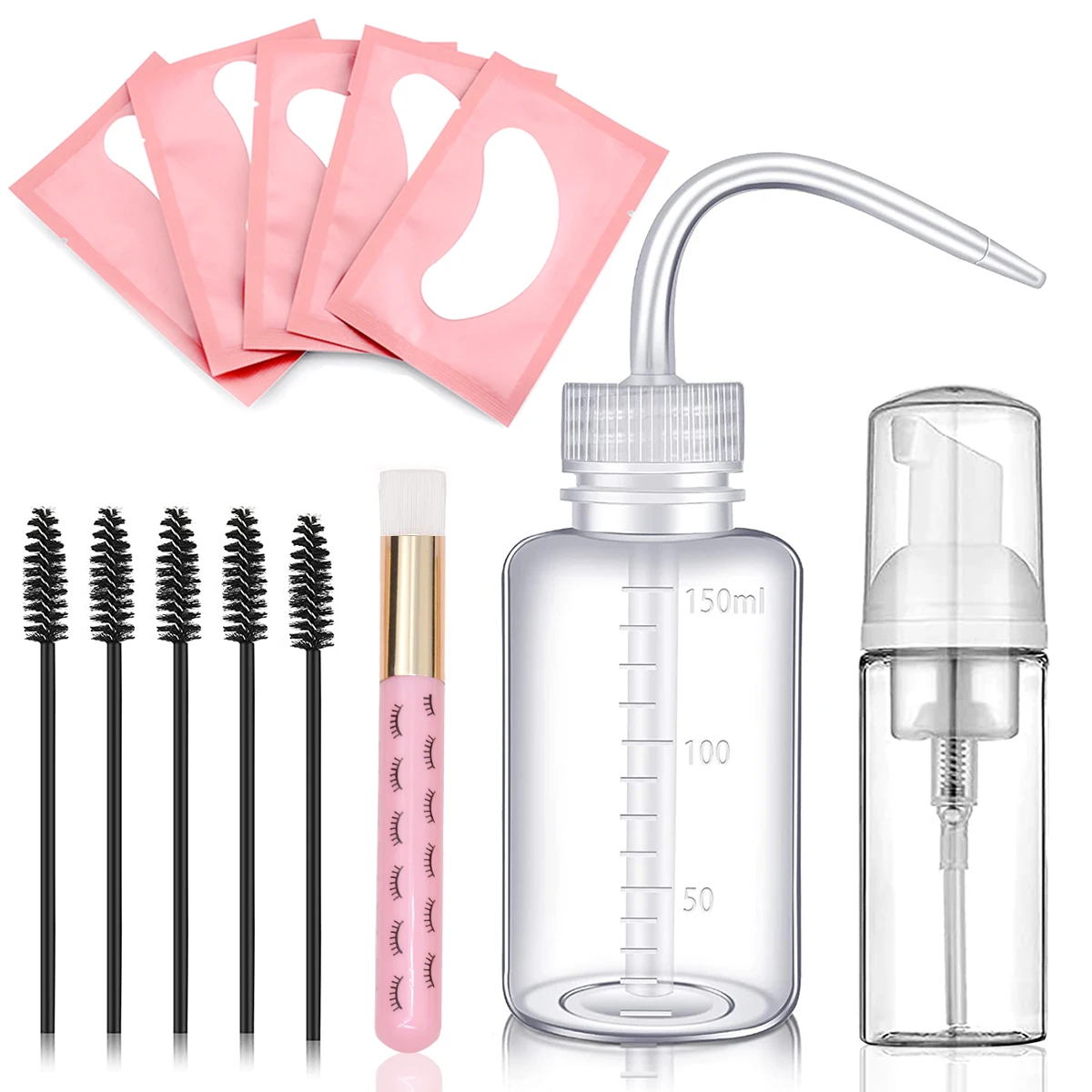 13 шт., набор для чистки наращ – обзор и цена Eyelash Extension Wash Kit